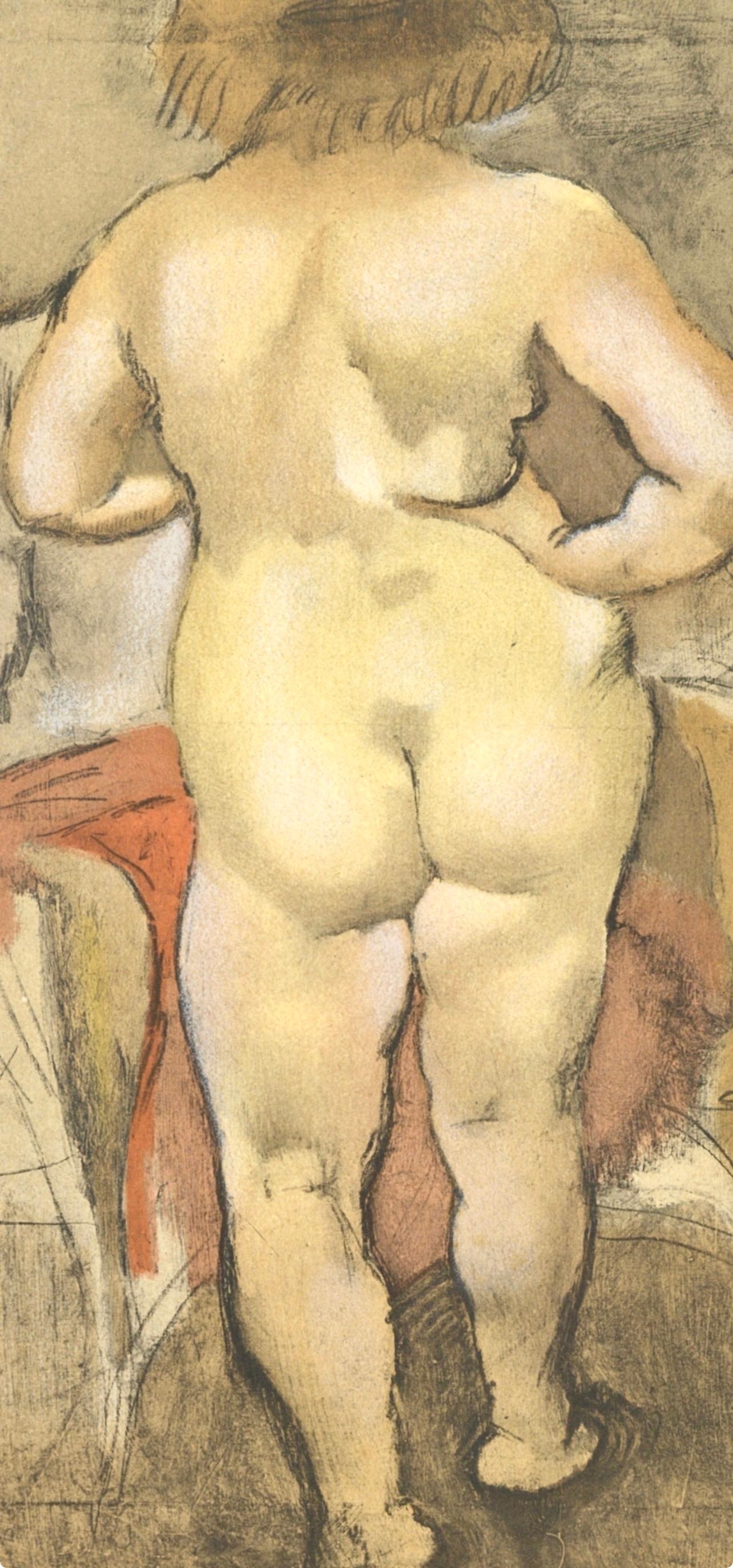 Pascin (tariff free*), Vénus de dos, Pascin (after) - Print by Jules Pascin