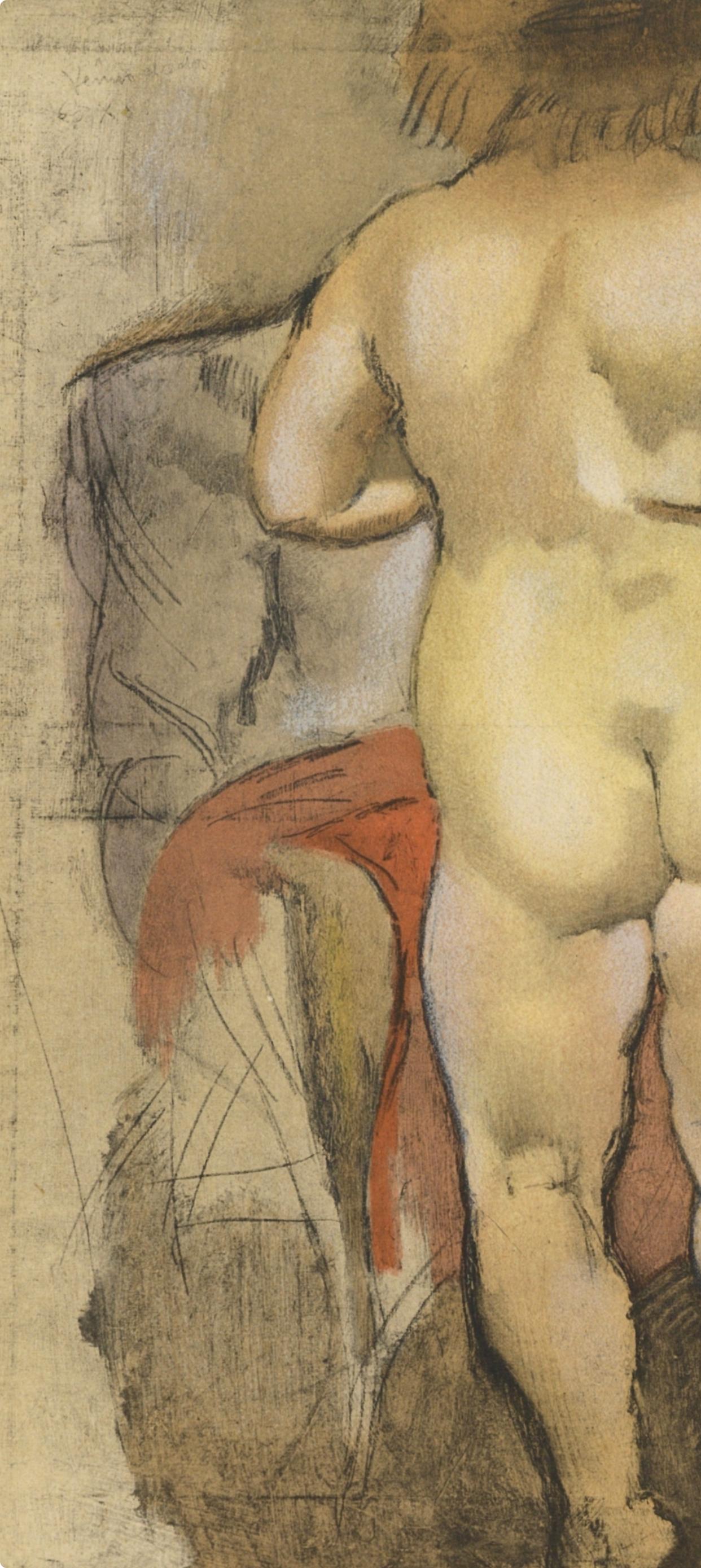 Pascin, Vénus de dos, Pascin (d'après) - Post-impressionnisme Print par Jules Pascin