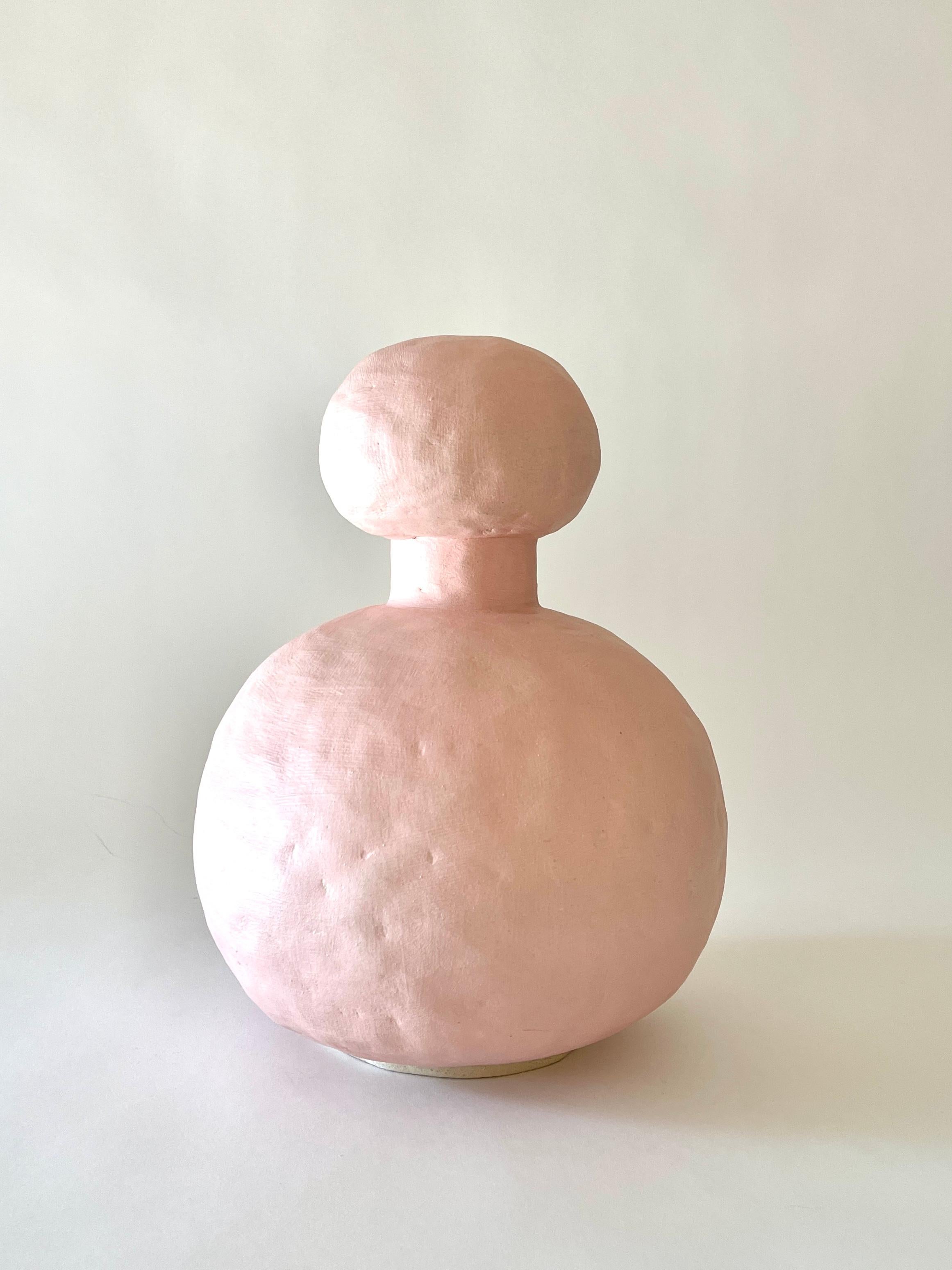 Jules pink vase by Meg Morrison
Materials: Ceramic.
Dimensions: Ø 23 x H 32 cm.

Available in Black, White, Yellow and Pink finishes. All sizes are approximate. Although vases are watertight condensation may form on the bottom. Please protect