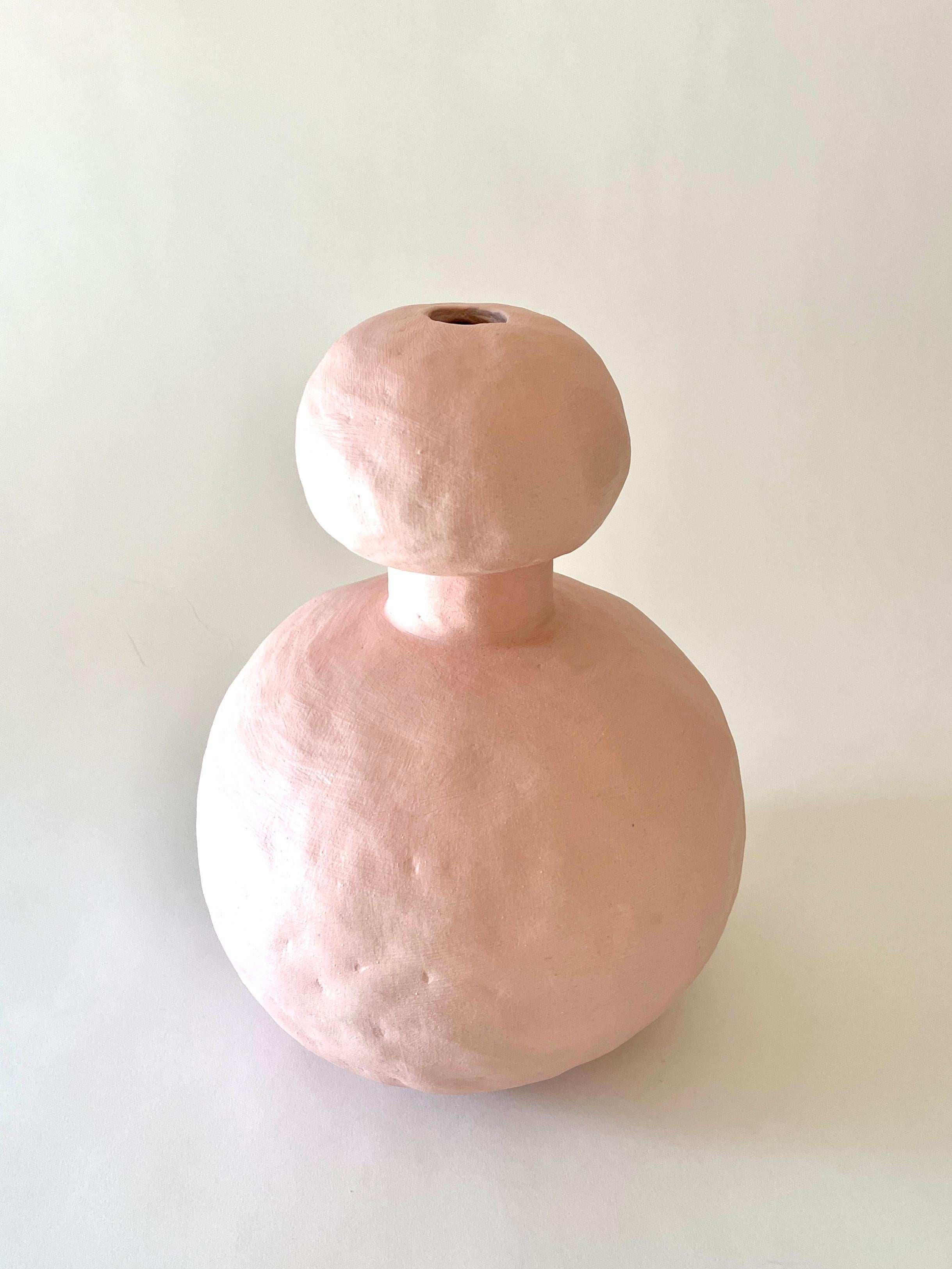 Modern Jules Pink Vase by Meg Morrison For Sale