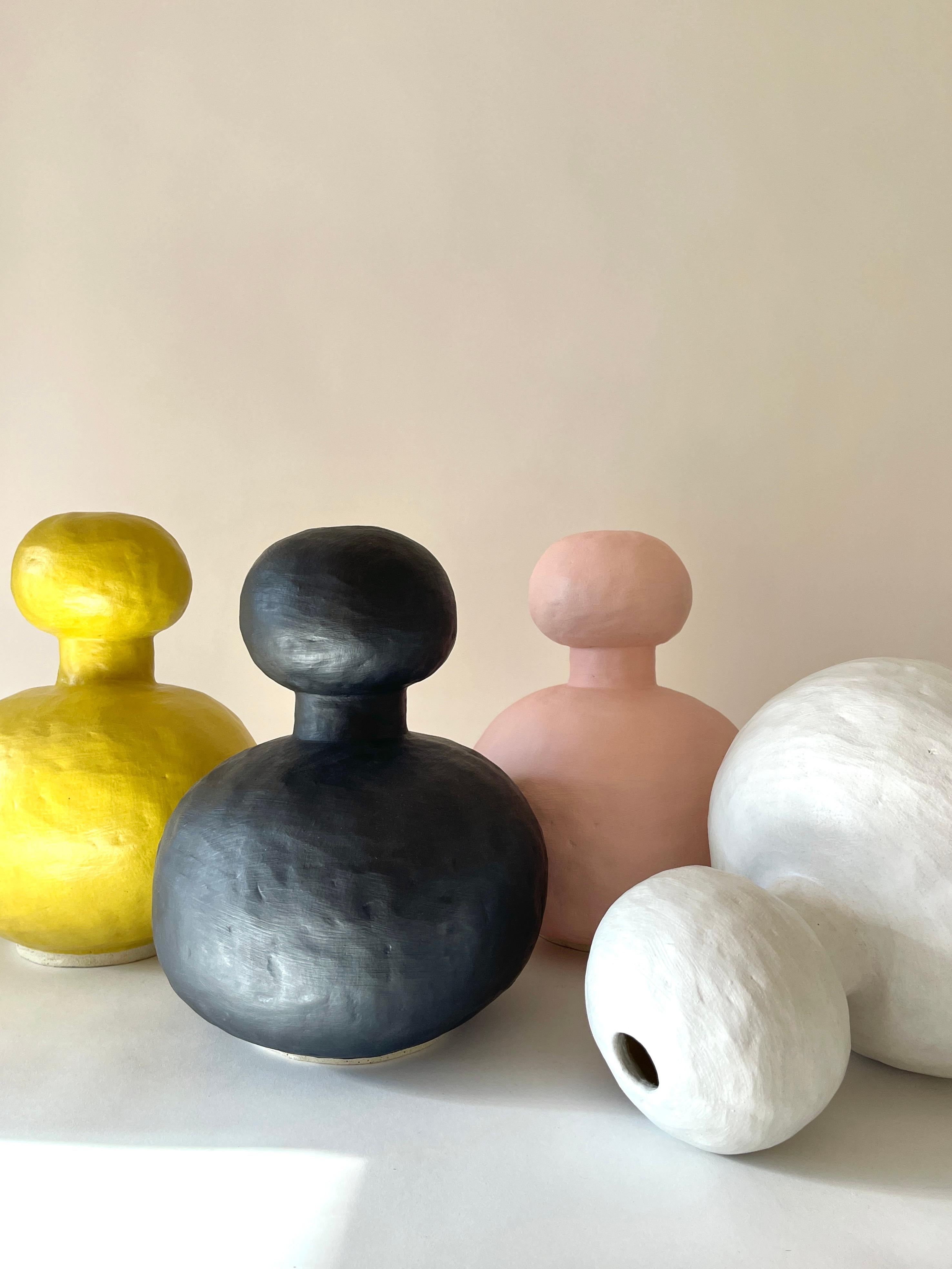 Ceramic Jules Pink Vase by Meg Morrison For Sale