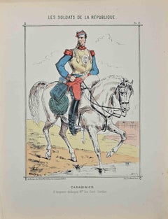 Policeman – Originallithographie von Jules Renard – 19. Jahrhundert