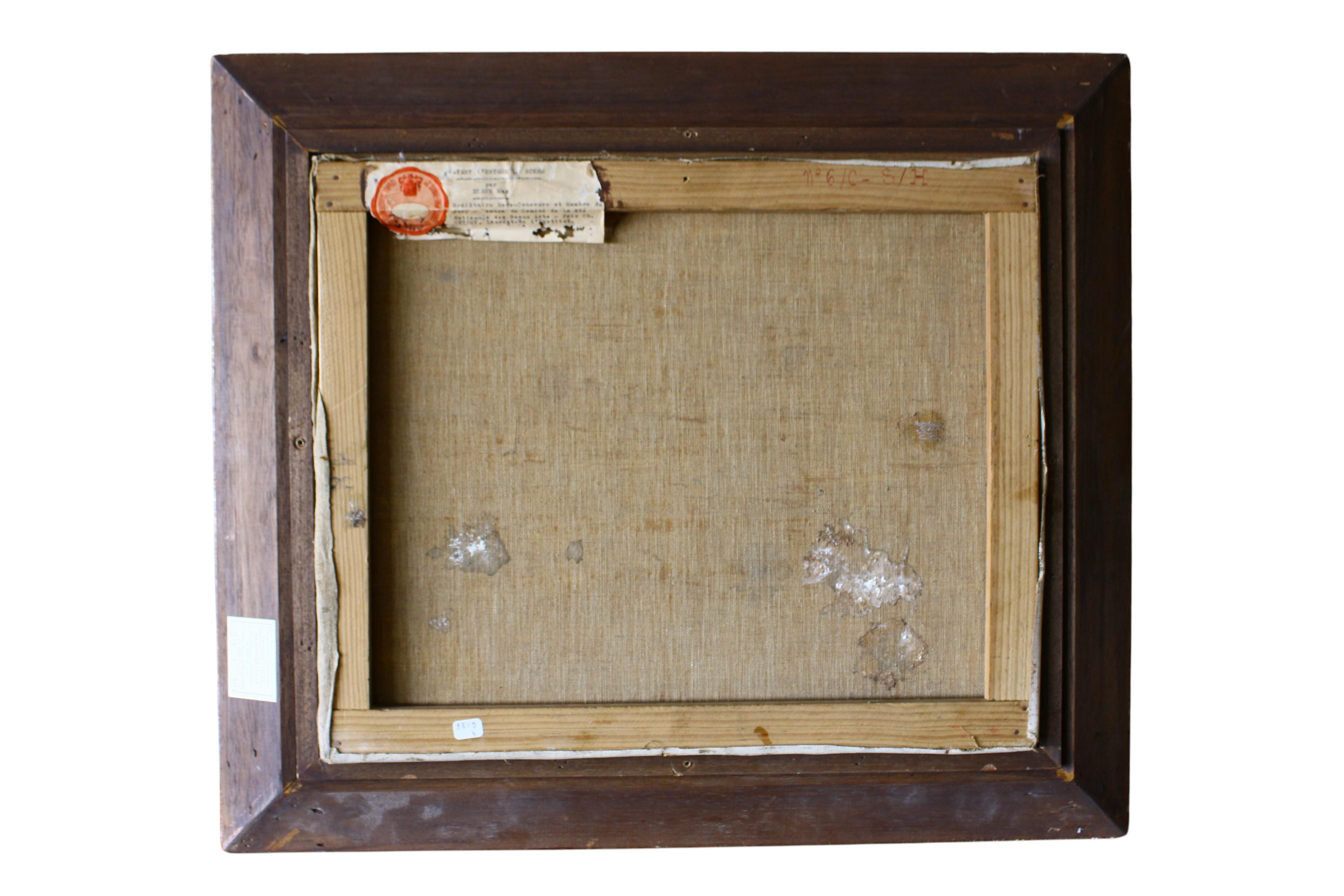 Ballerinas at the Opera vintage ballet dancer oil painting by Max Herve en venta 14