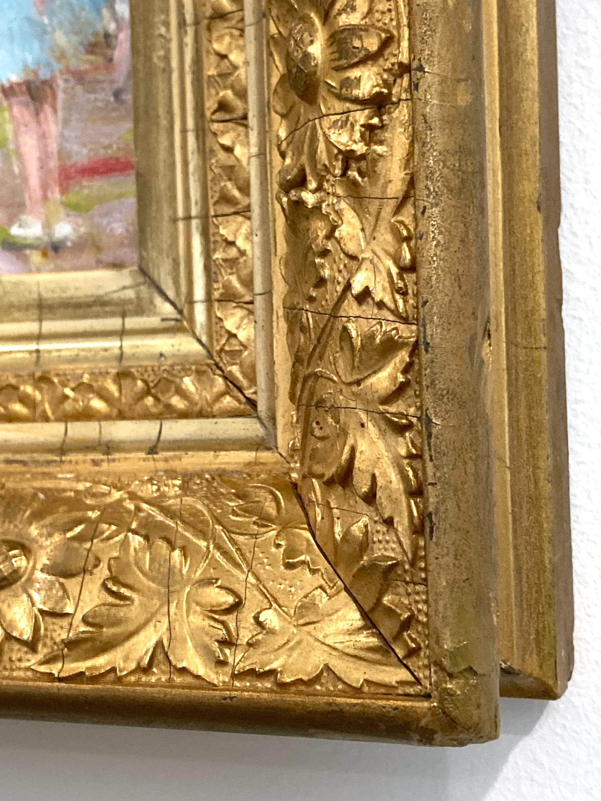 « Ballerines in Paris », peinture à l'huile impressionniste colorée d'une scène d'intérieur encadrée en vente 7