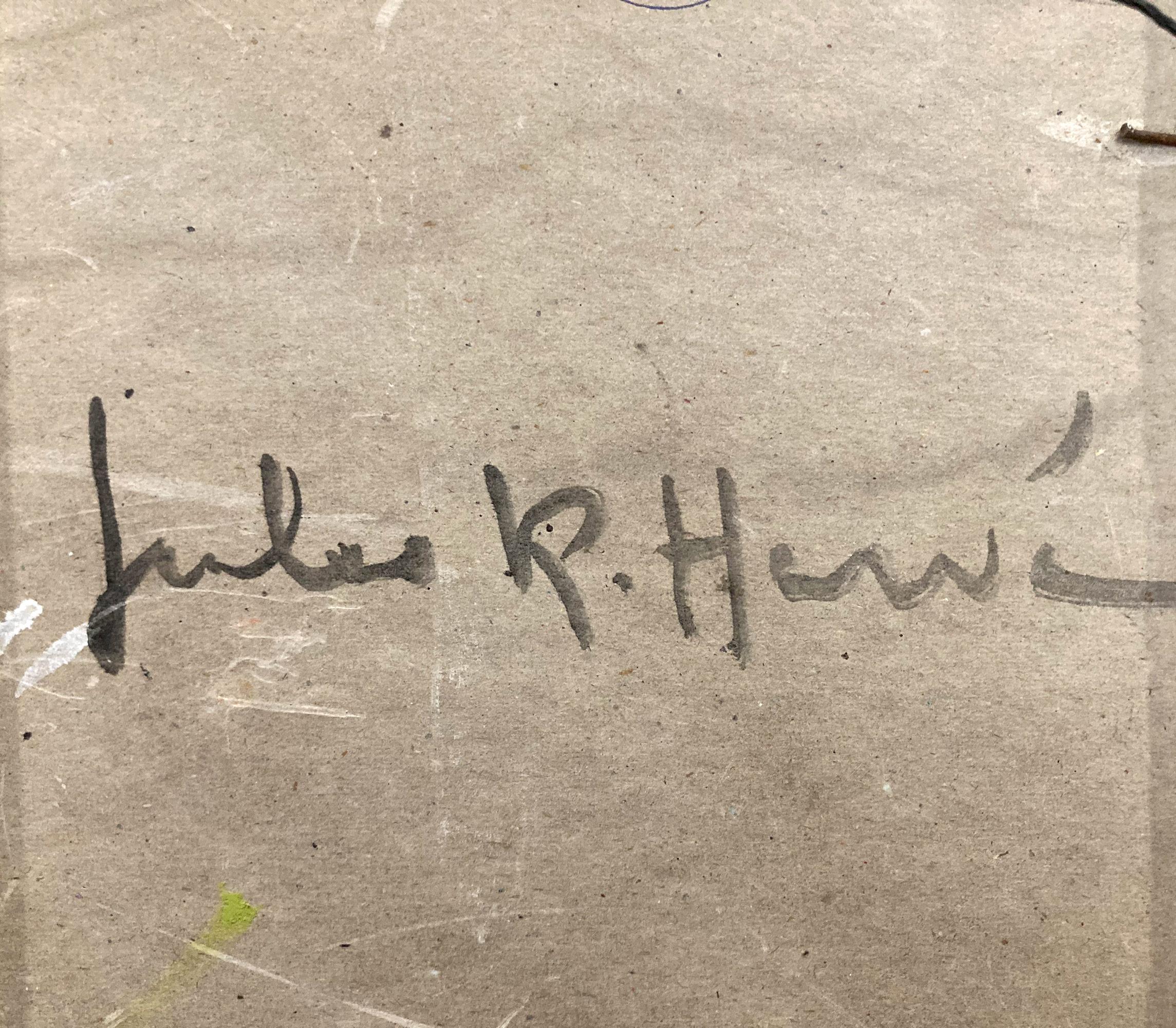 « Ballerines in Paris », peinture à l'huile impressionniste colorée d'une scène d'intérieur encadrée en vente 13