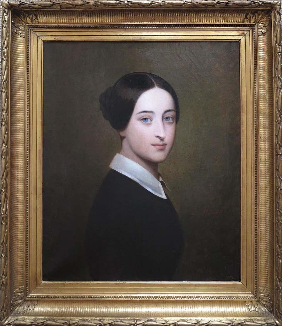 Nathaniel Sichel Portrait Paintings - 2 For Sale at 1stDibs