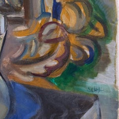 Stillleben, Amaryllis-Lilien", Expressionistisch, Dänisch, Aurora, Die Zwölf