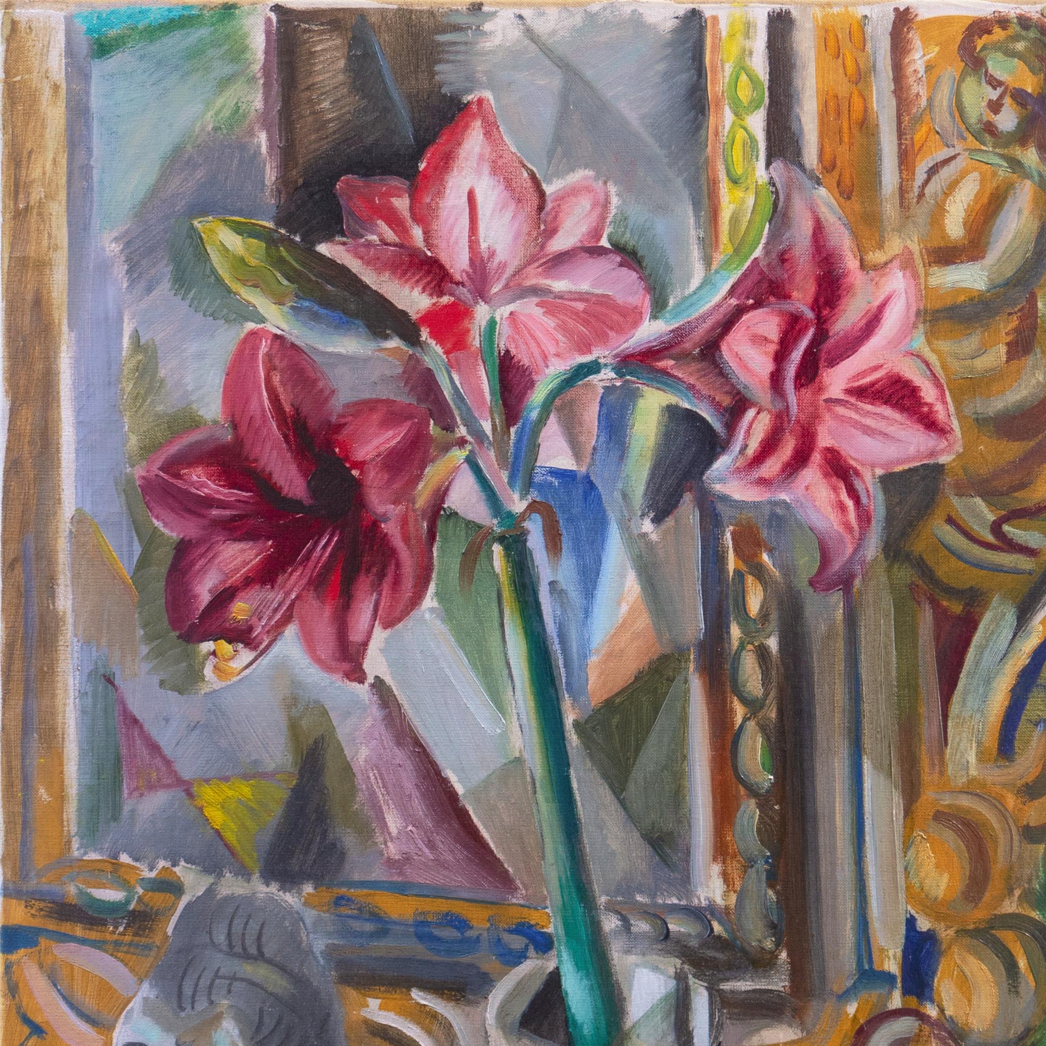 Stillleben, Amaryllis-Lilien
