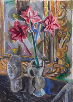 'Still Life, Amaryllis Lilies', Expressionist, Danish, Aurora, The Twelve