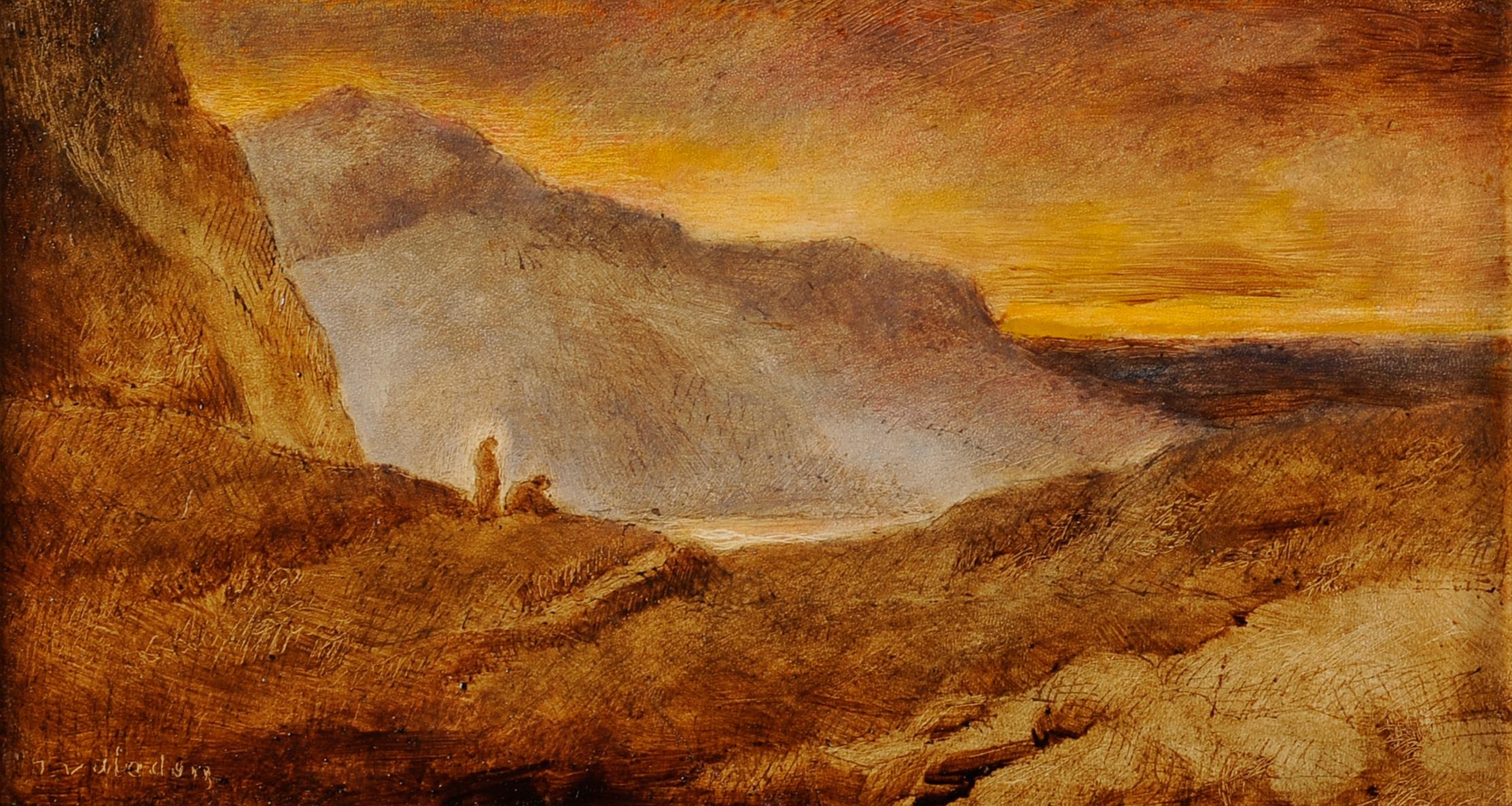 Noli me tangere - Soggetto cristiano - Painting di Jules Valadon