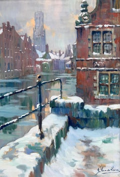 'The Belfry of Bruges' by Jules Van de Leene (1887 – 1962)