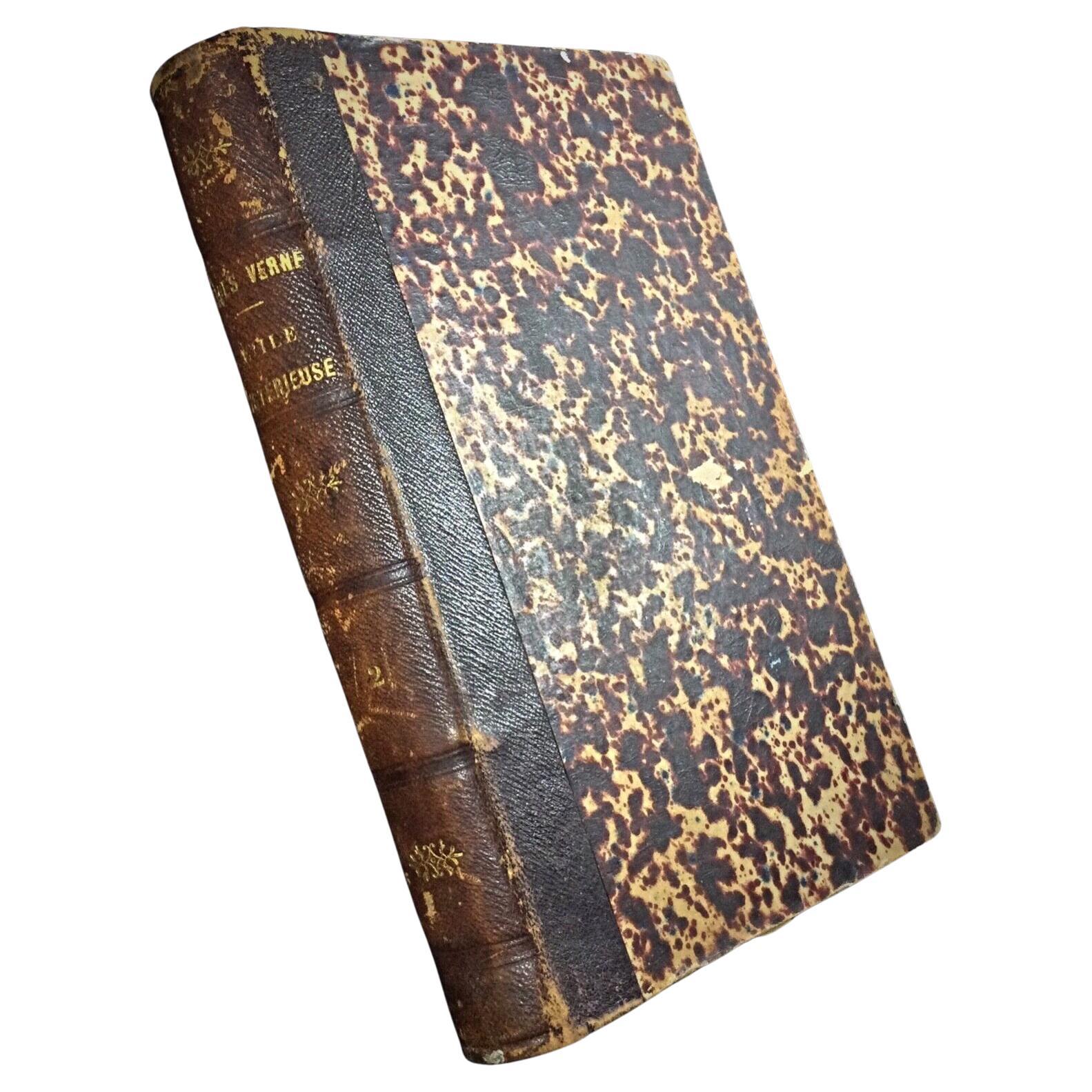 Jules Verne "L'île mystérieuse" book - 12th Edition,  Ed. Hetzel - 2Y78