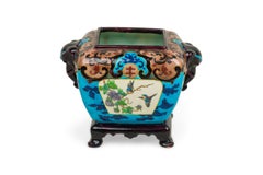 Jules Vieillard French Victorian Chinoiserie Cachepot