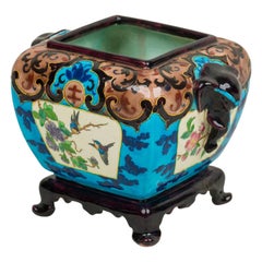 Jules Vieillard French Victorian Chinoiserie Cachepot