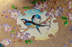 Jules Viellard Faience Coquielle with Stripper Enamel