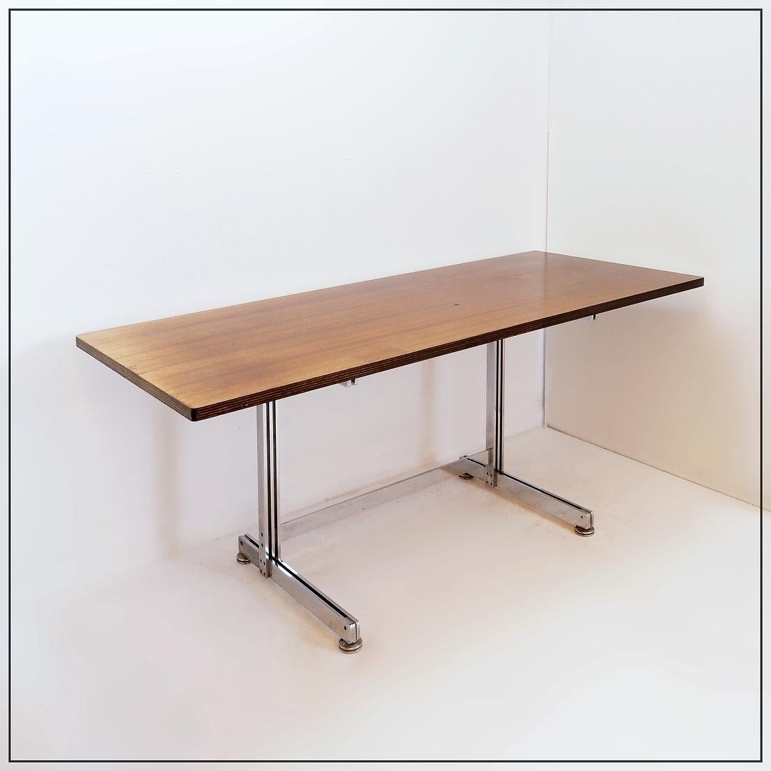 Jules Wabbes, “Cintree” Desk, ca. 1960 For Sale 6