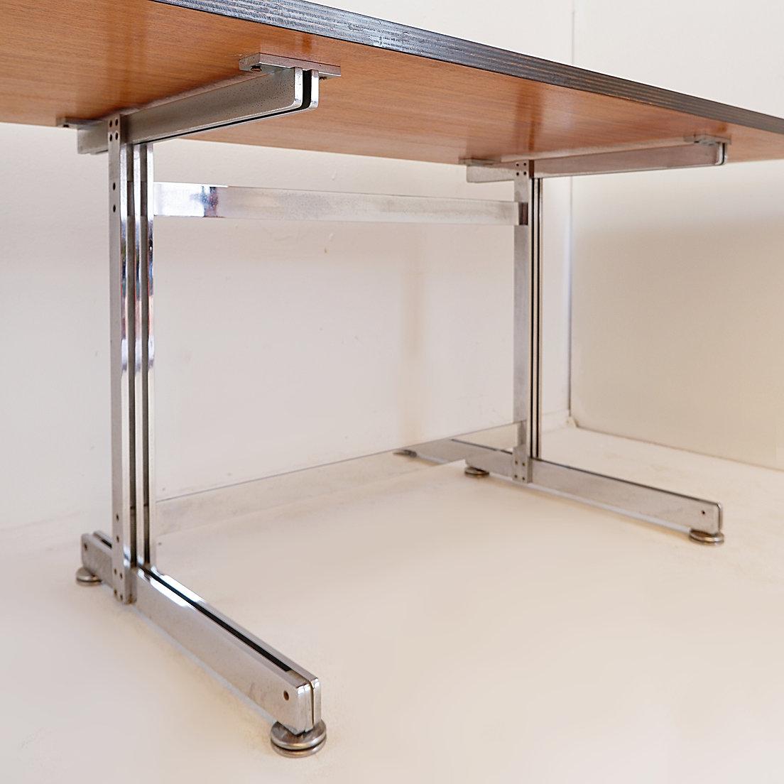 Belgian Jules Wabbes, “Cintree” Desk, ca. 1960 For Sale