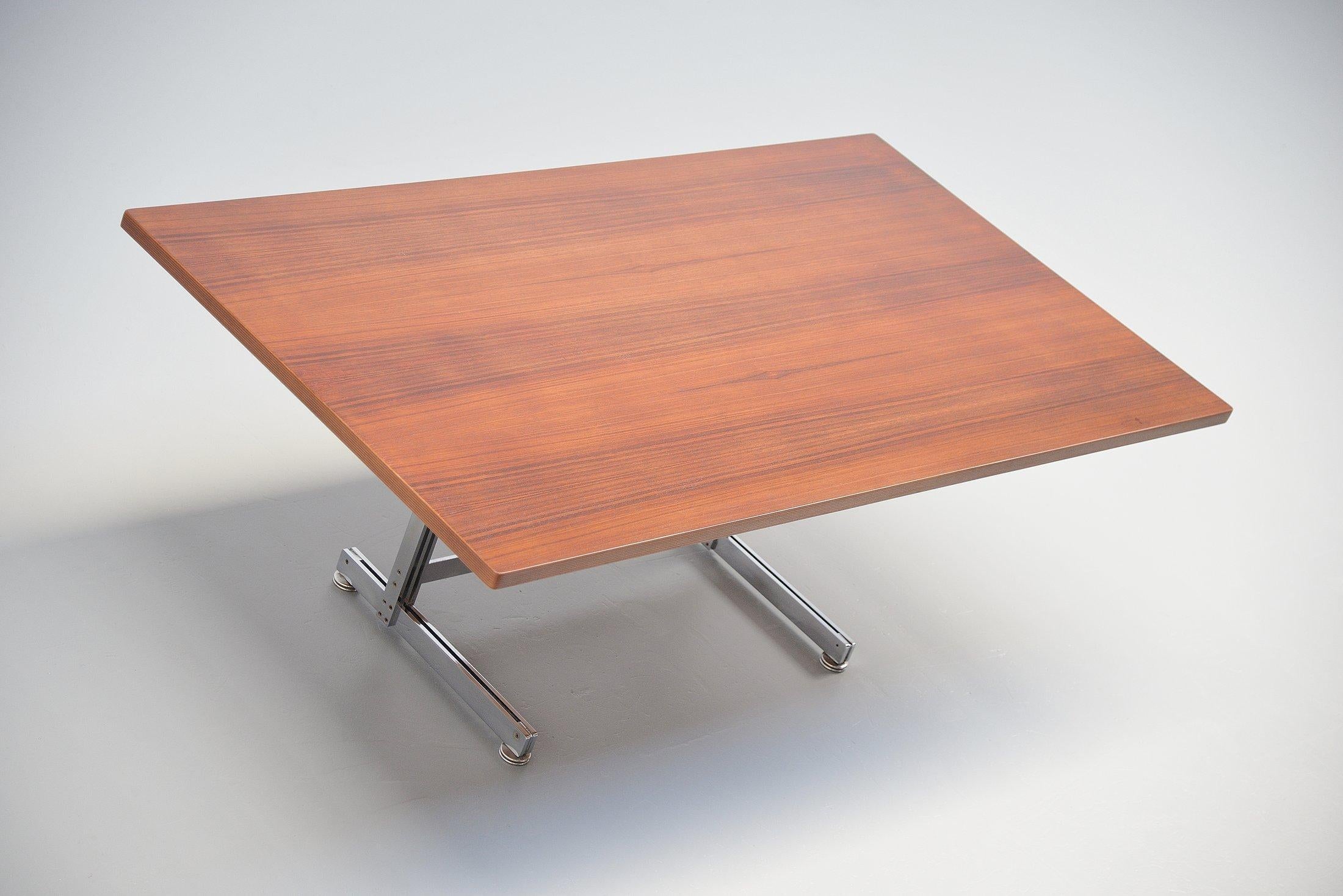 Belgian Jules Wabbes Cintree Desk Le Mobilier Universal, Belgium, 1960