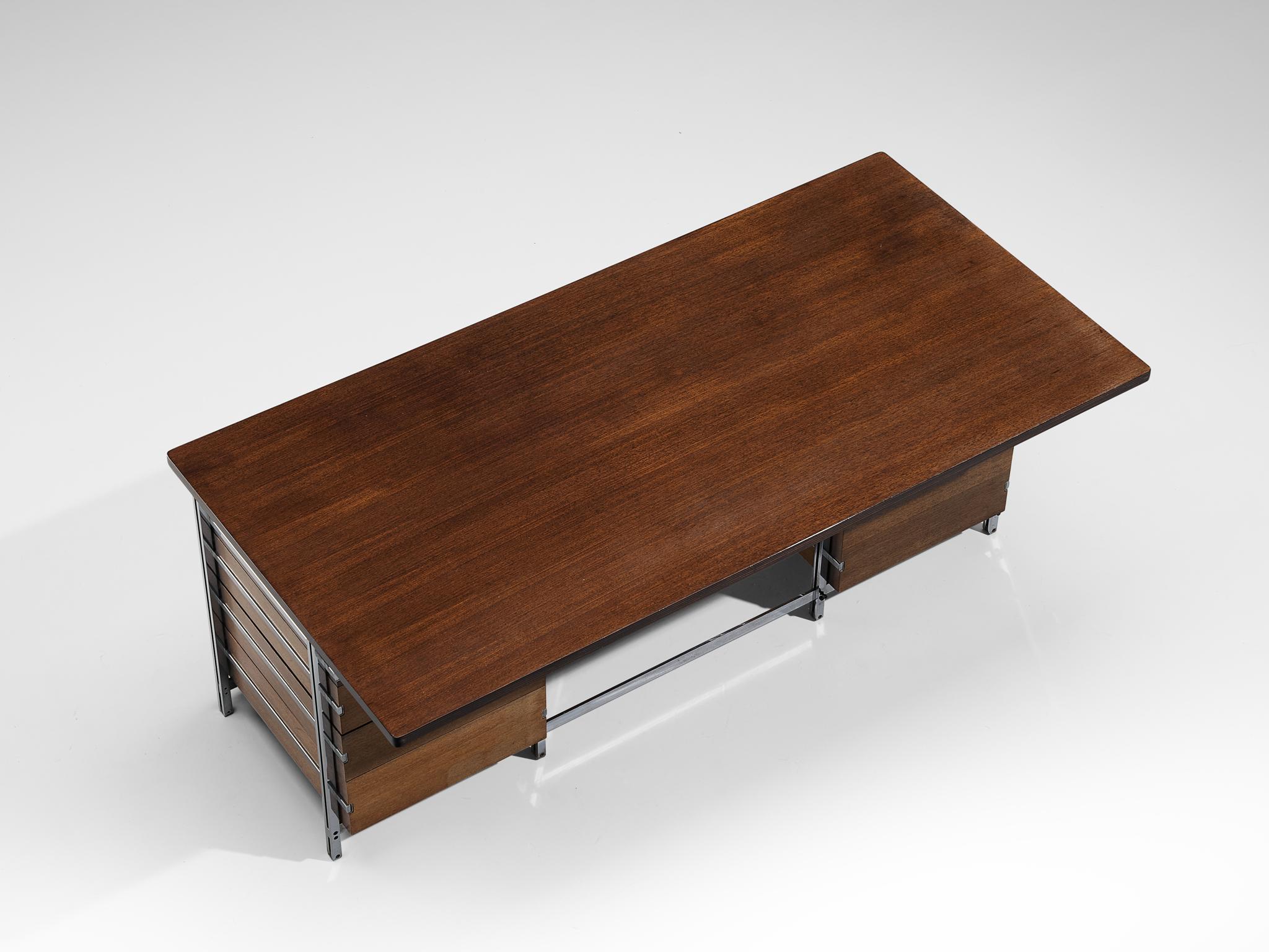 Jules Wabbes for Mobilier Universel Executive Desk in Mutenyé 1