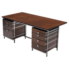 Jules Wabbes for Mobilier Universel Executive Desk in Mutenyé 