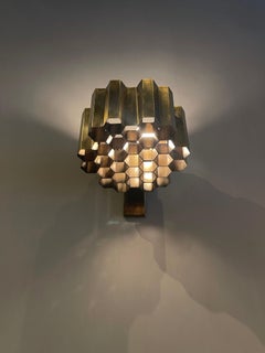 Jules Wabbes Honeycomb Sconces, Set of 2