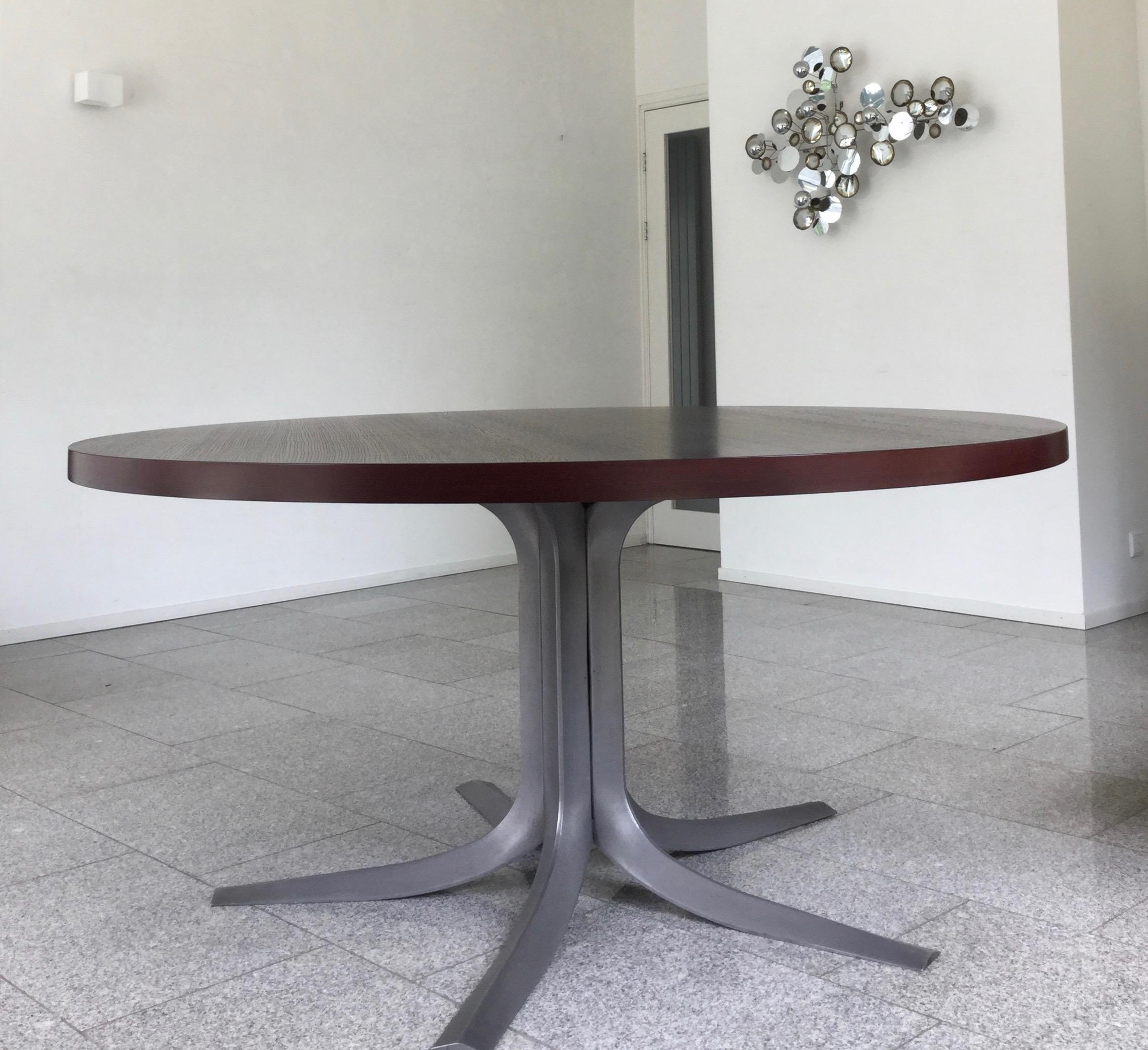 Cast Jules Wabbes 'Pan Coupe' Table