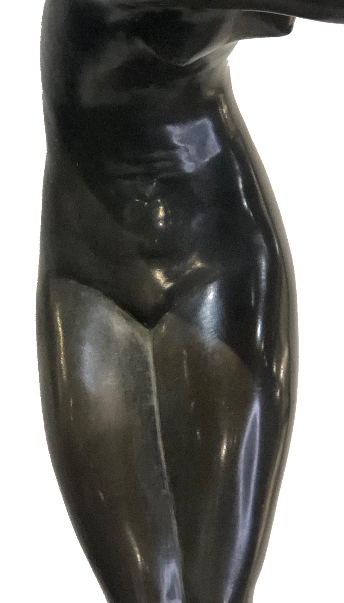 Jules Werson, Art-Déco-Bronze-Nackte weibliche Tänzerin, ca. 1920  im Angebot 4