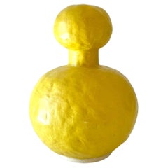 Jules Yellow Vase by Meg Morrison