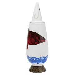 Juli Capella, Vase 13 of One Hundred Authors by Alessandro Mendini for Alessi