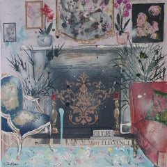 Julia Adams, Easy Elegance, Original Interior Painting, Affordable Art
