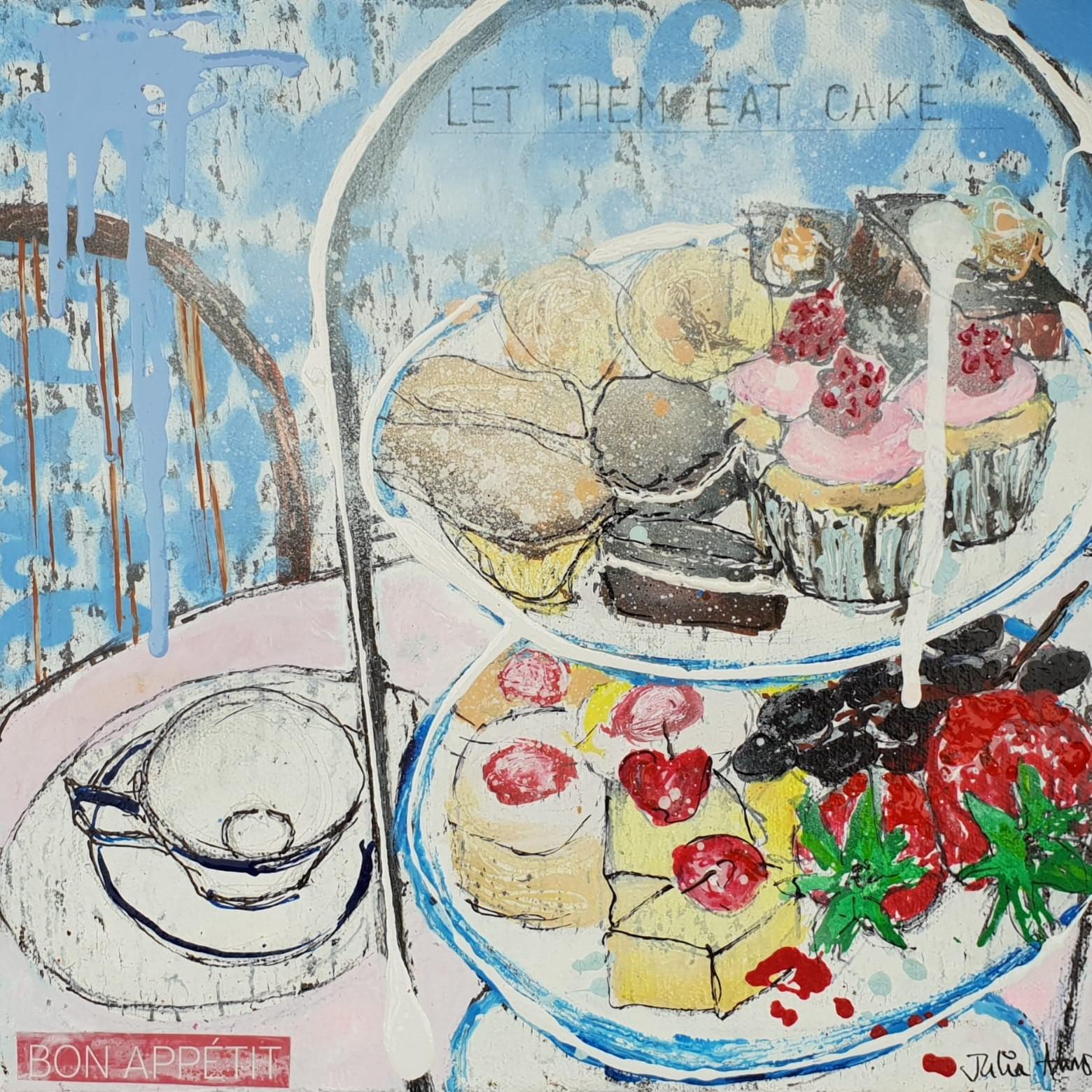 Bon Appetit e Cose Dolci Succedono - Painting di Julia Adams