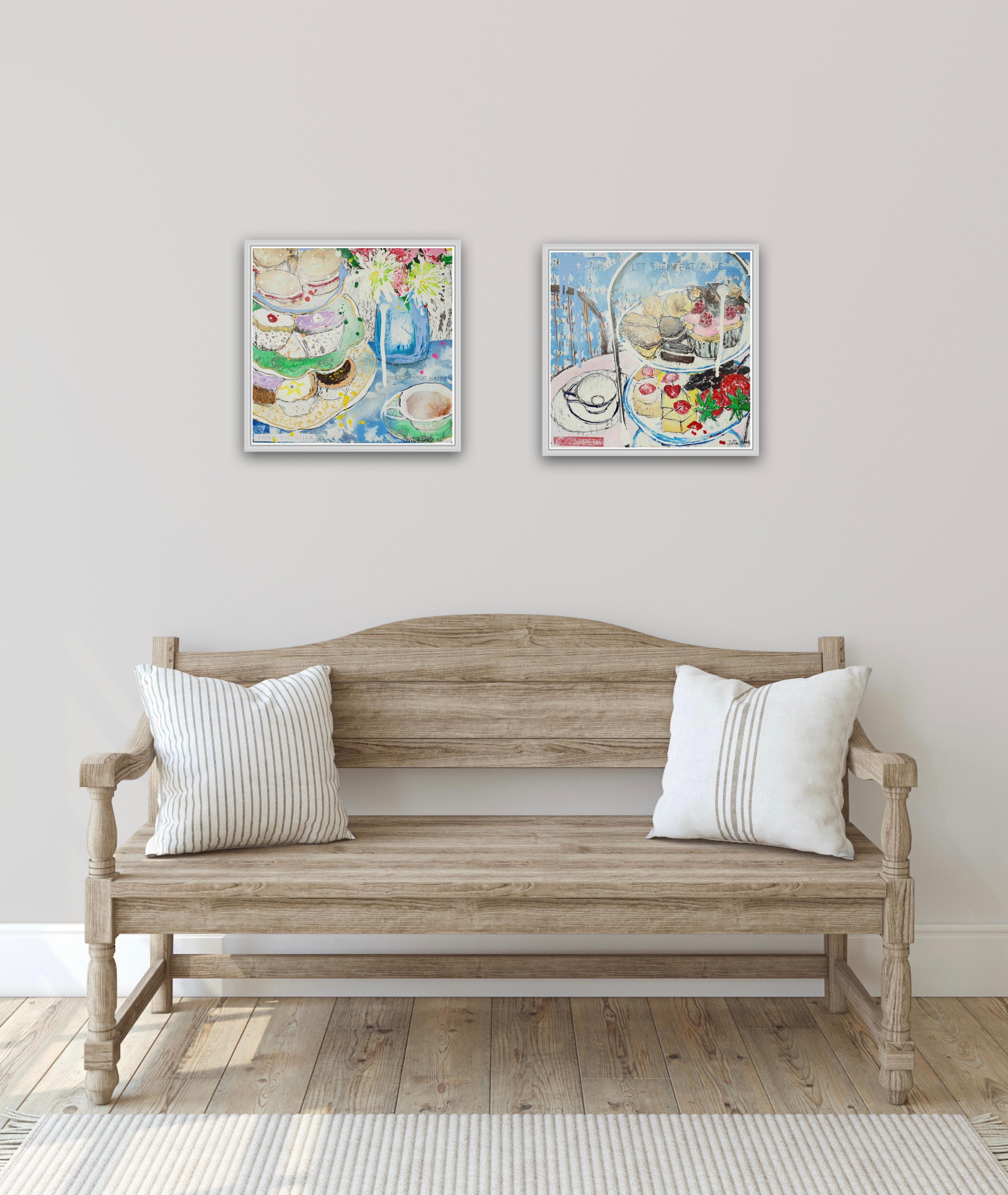 Bon Appetit e Cose Dolci Succedono - Painting Contemporaneo di Julia Adams