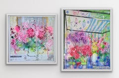 Flower Market and Floral Impact diptych