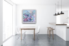 #ihavethisthingwithflowers by Julia Adams is a contemporary mixed media Art