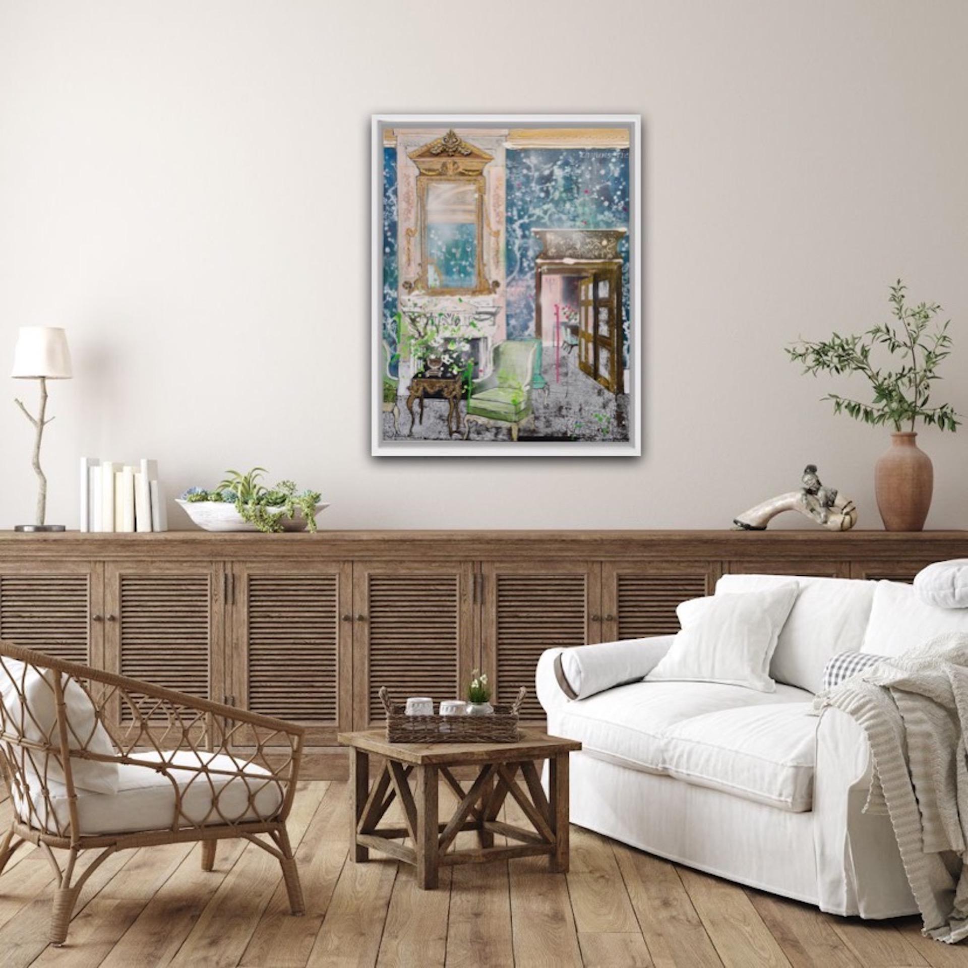 Julia Adams, Interior Splendour, Original Innenraummalerei, Contemporary Art im Angebot 1