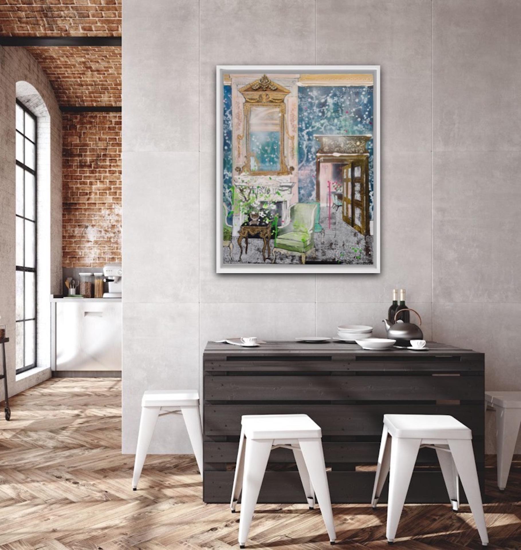 Julia Adams, Interior Splendour, Original Innenraummalerei, Contemporary Art im Angebot 3