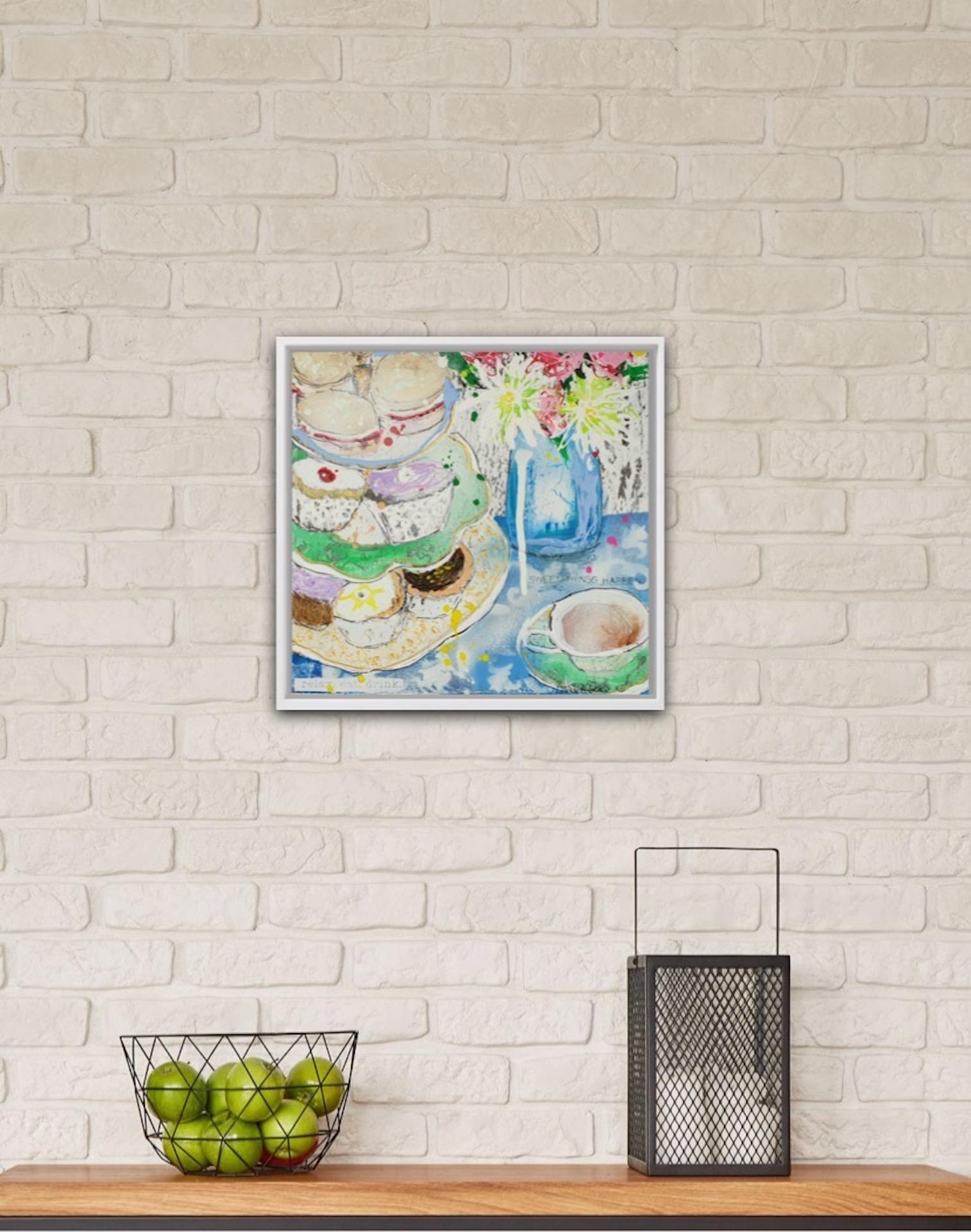 Julia Adams, Sweet Things Happen, Original Interior Painting, Affordable Art For Sale 2