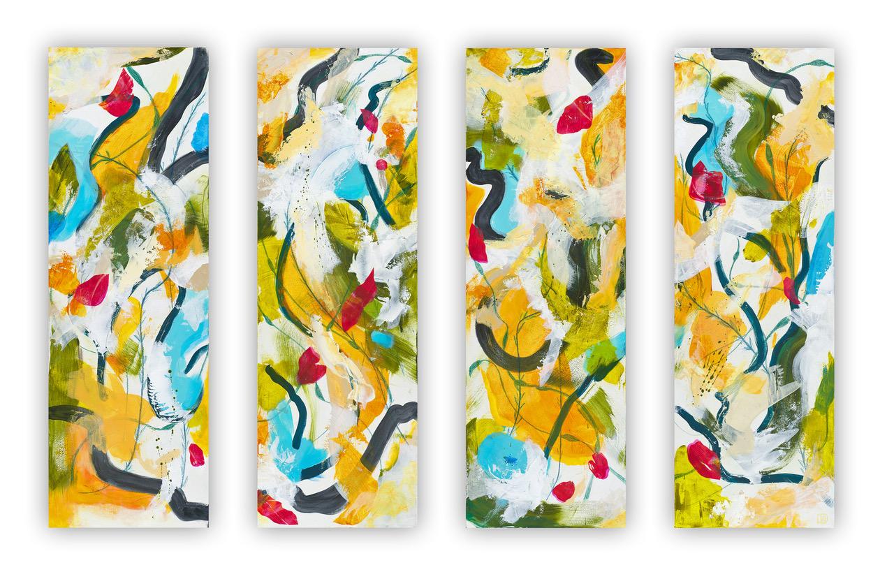 Julia Berkley Abstract Painting - Jubilation
