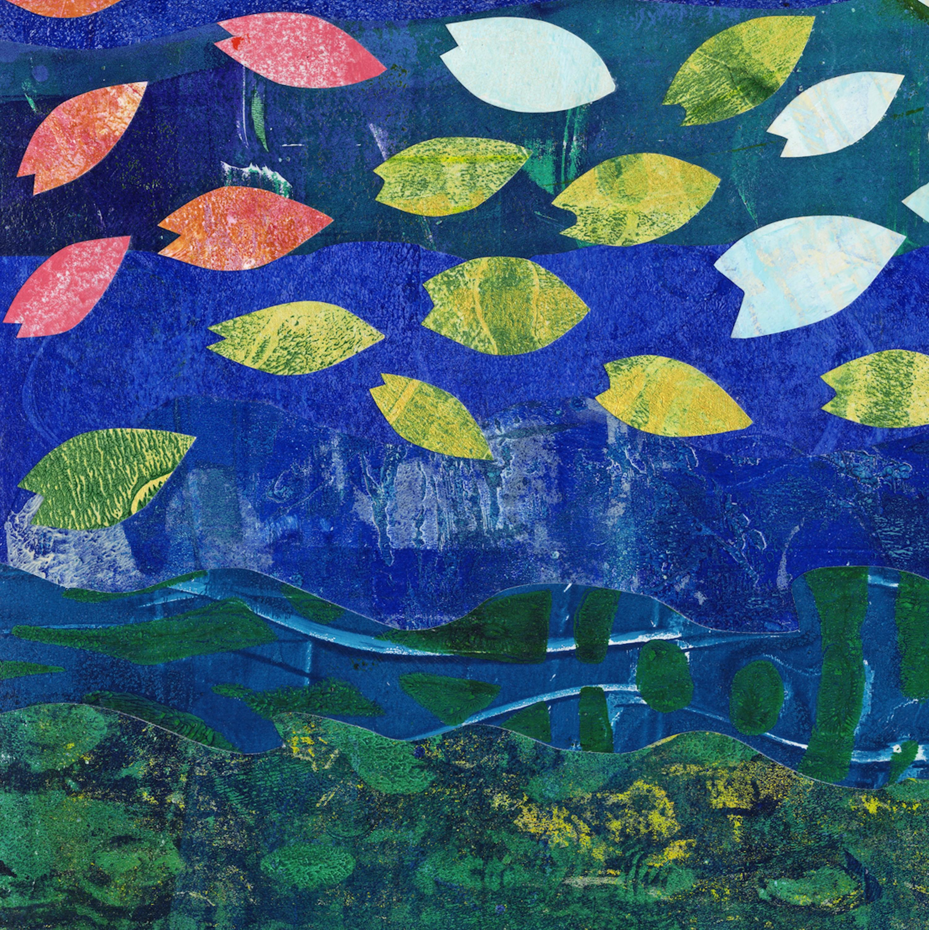 Nous sommes nombreux - Expressionnisme abstrait Painting par Julia Berkley