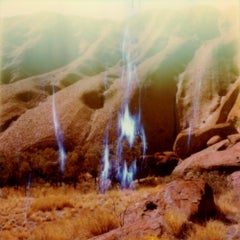 At Uluru's Foot - Contemporary, Polaroid, 21st Century, Landscape