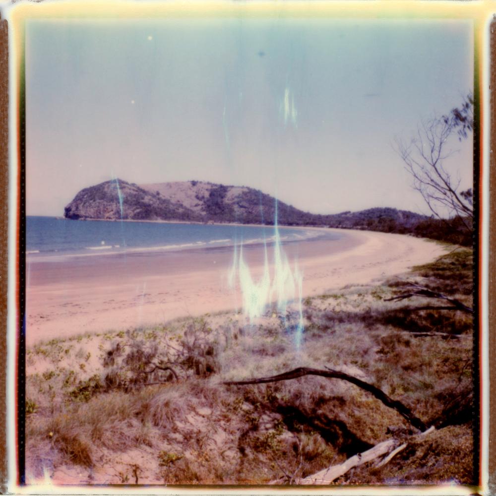 Julia Beyer Landscape Photograph - Kemp Beach - Contemporary, Polaroid, Photography, Landscape, Color