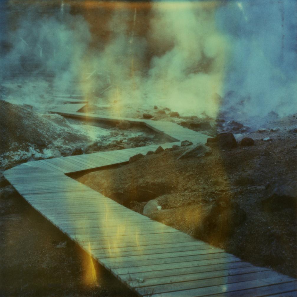 Julia Beyer Landscape Photograph – Leiðin - Contemporary, Landscape, Polaroid, Photograph, 21st Century, 