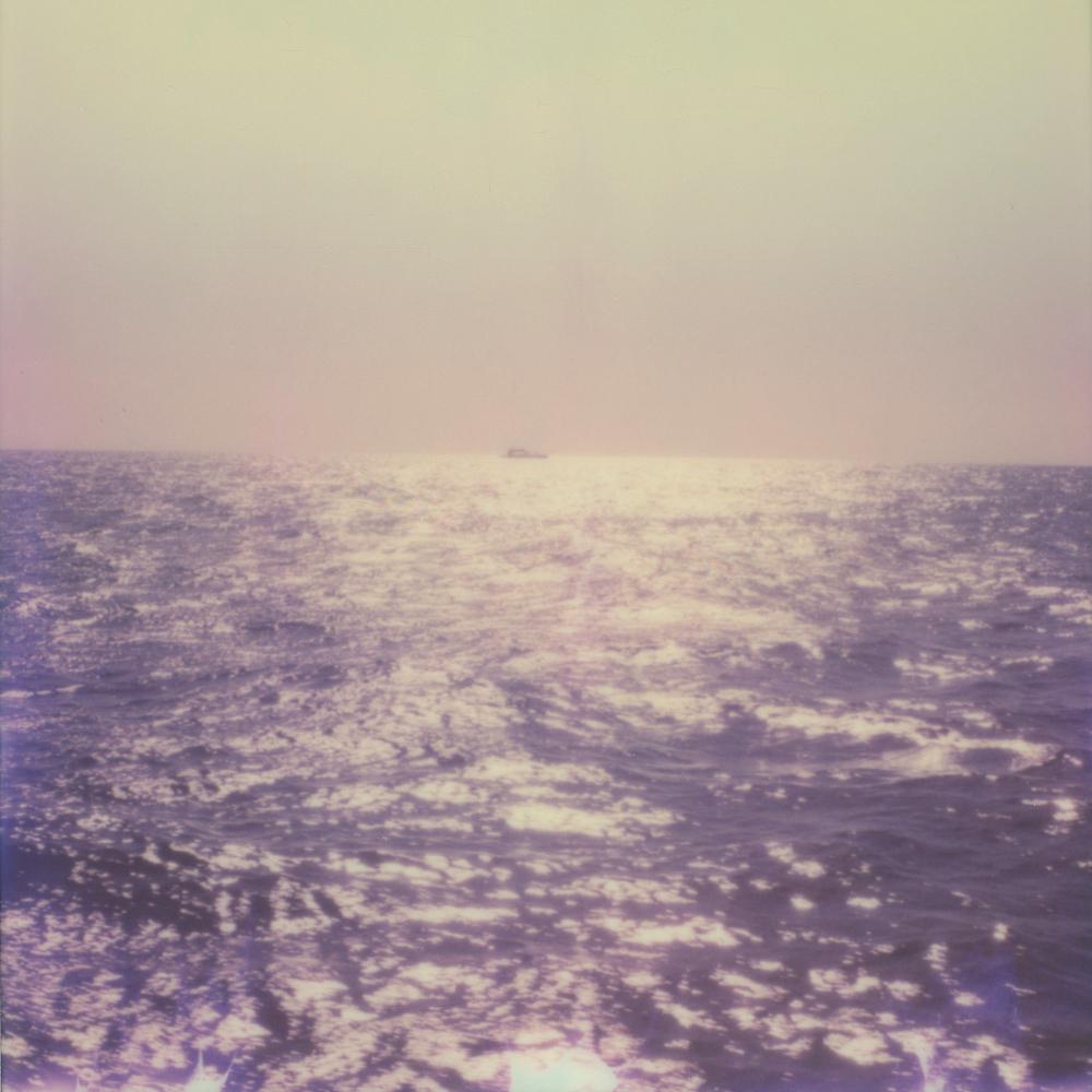 Julia Beyer Color Photograph - Out In The Open Sea - Contemporary, Polaroid, 21st Century, Landscape