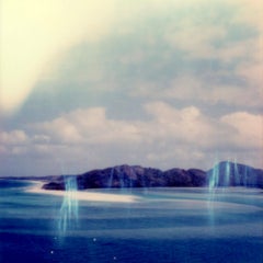 Pale Clouded White - Contemporary, Polaroid, Photography, Landscape, Color