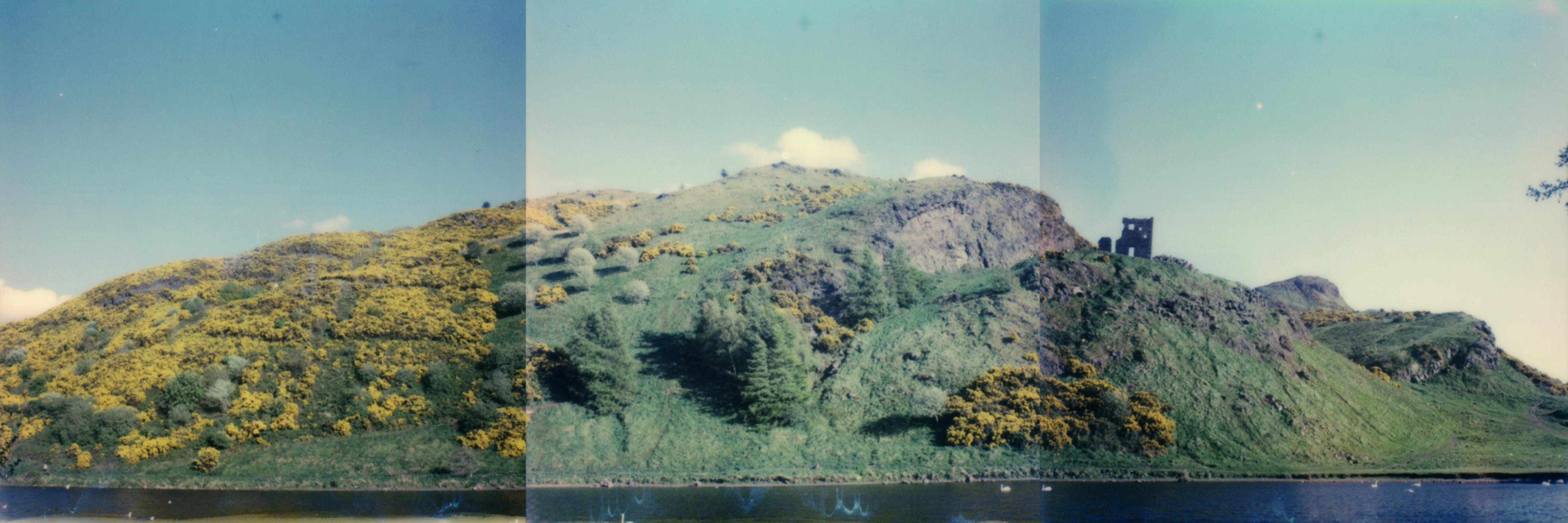 Julia Beyer Landscape Photograph - Panoramic Paradise - Polaroid, Contemporary, Landscape, 21st Century 