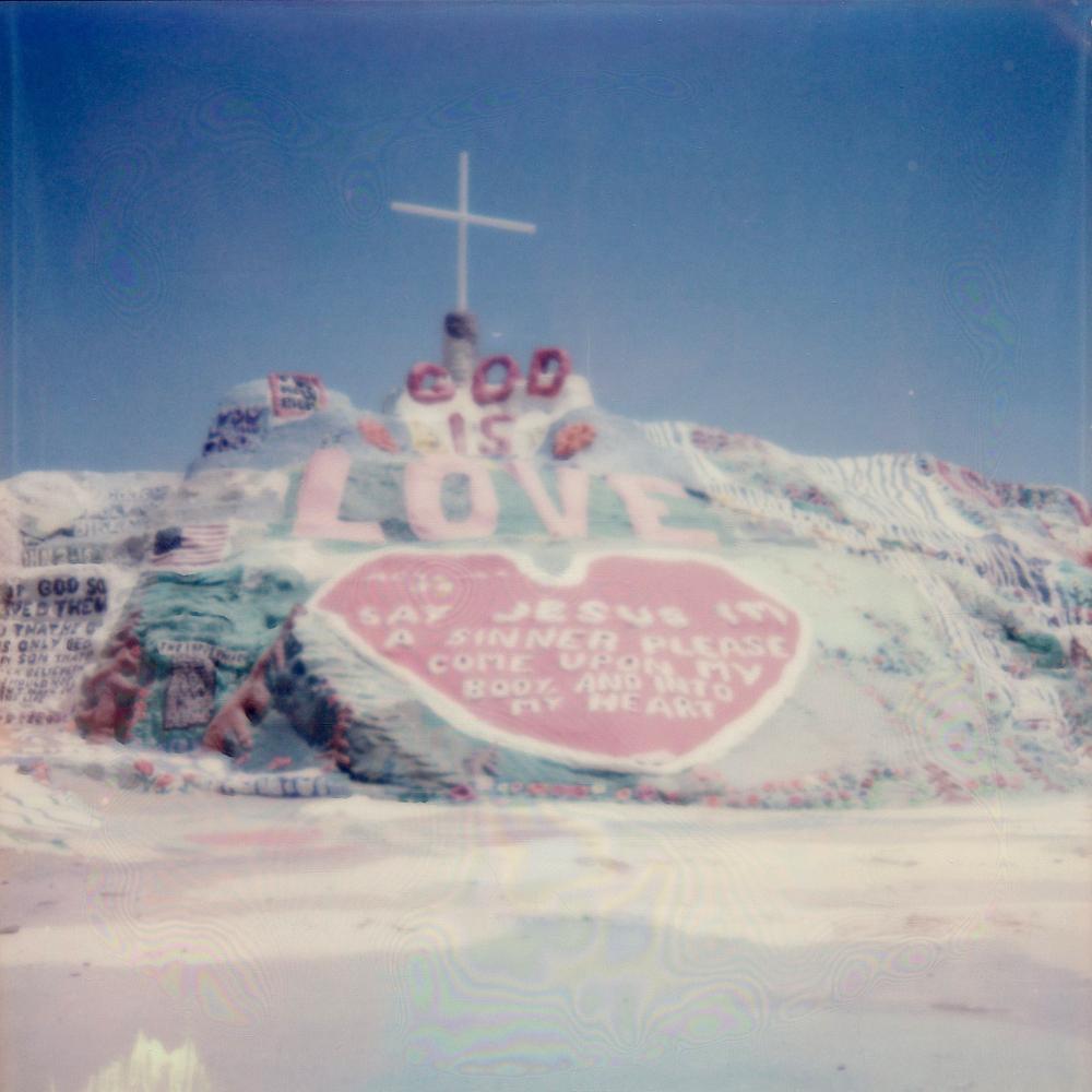 Julia Beyer Landscape Photograph - Salvation Mountain - Contemporary, Polaroid, 21st Century, Landscape