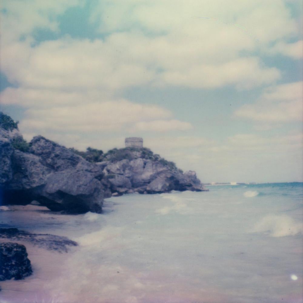 Julia Beyer Portrait Photograph - Templo De Dios Del Viento - Contemporary, Polaroid, 21st Century, Landscape