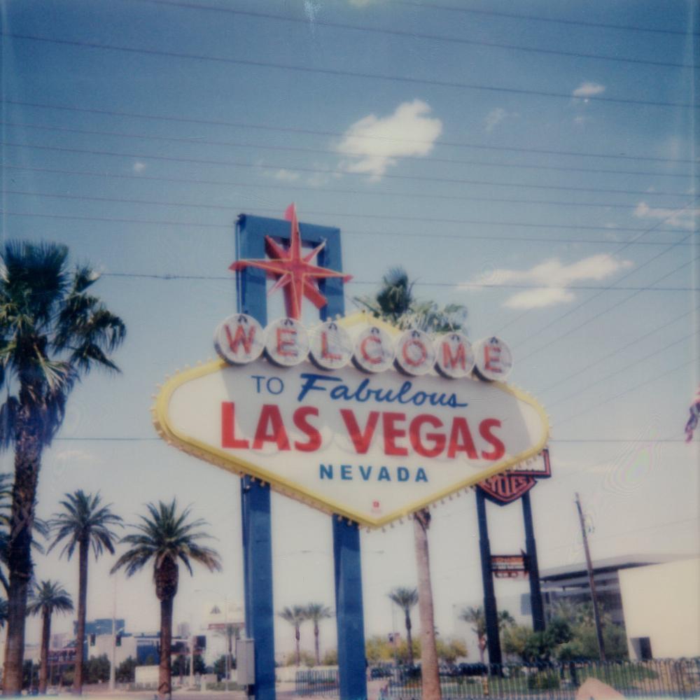 Julia Beyer Figurative Photograph - Viva Las Vegas II - Contemporary, Polaroid, 21st Century, Landscape