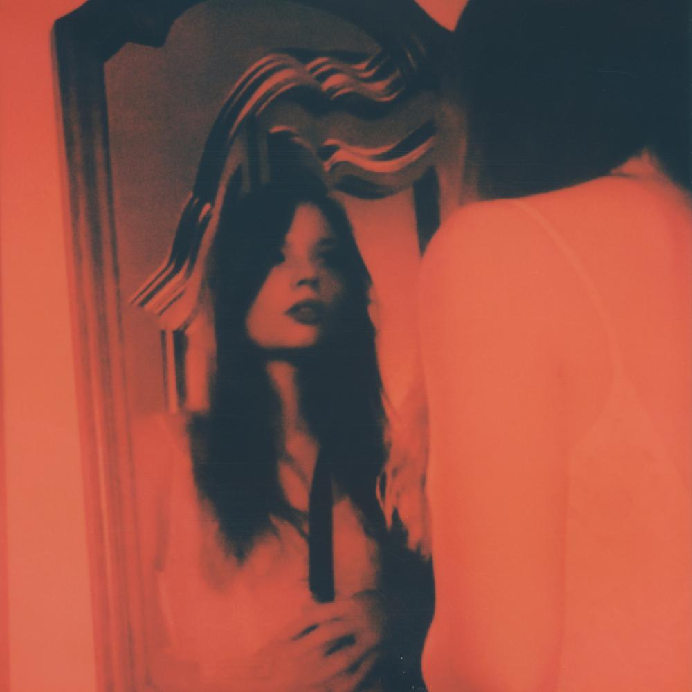 Julia Beyer Color Photograph - What's A Girl To Do - Contemporary, Polaroid, 21st Century, abstract