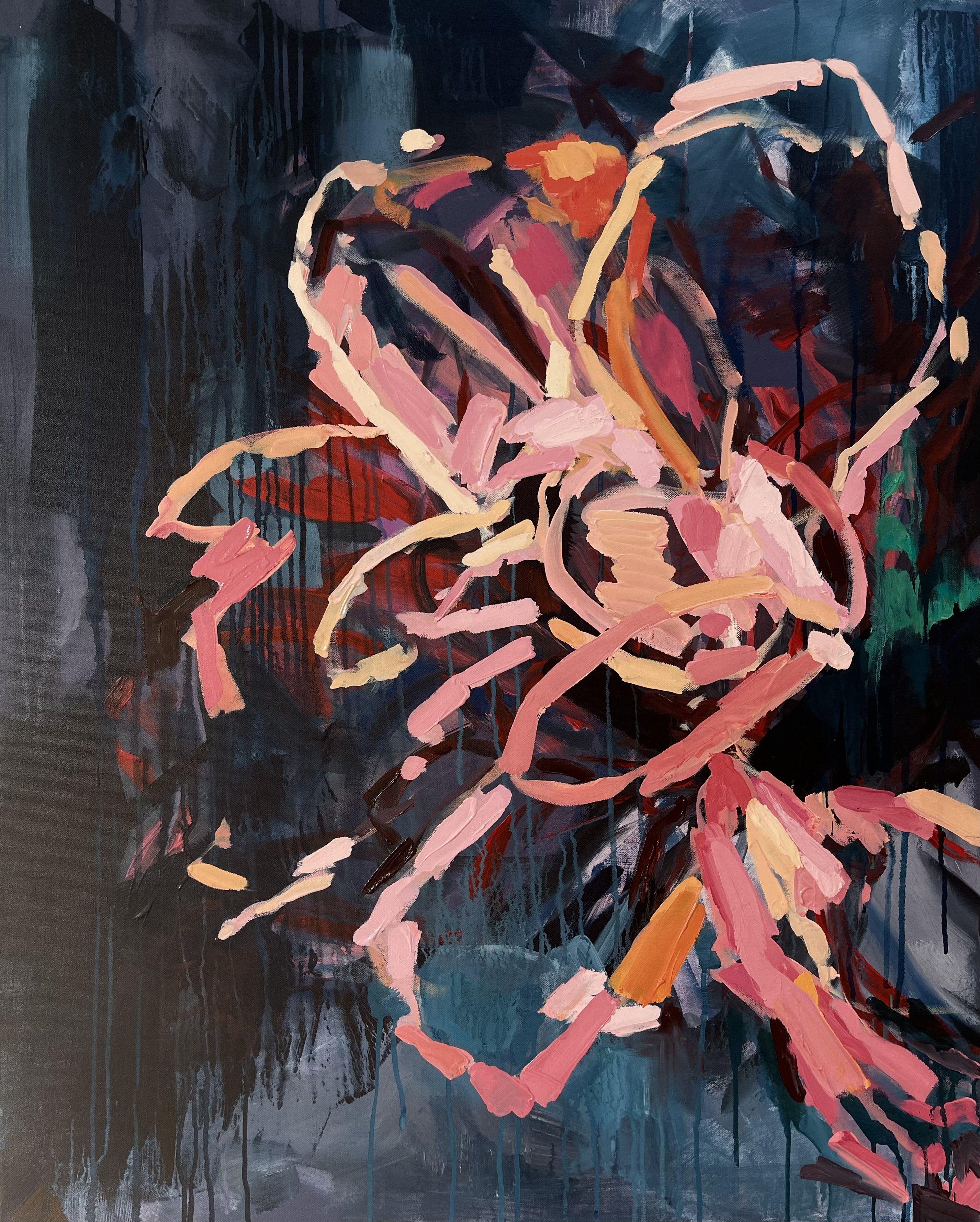 Daydreamer, tecnica mista su tela - Mixed Media Art di Julia Borg
